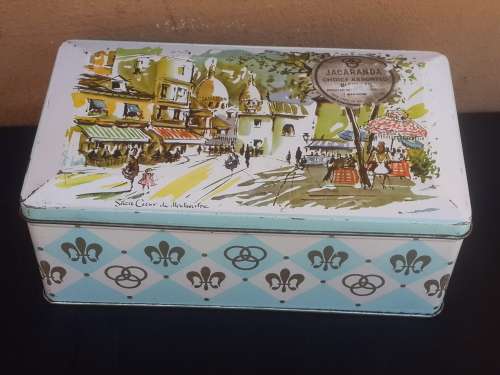 Vintage Jacaranda tin