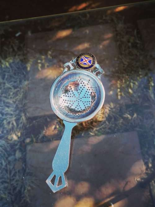 SS Rhodesia Castle Tea strainer