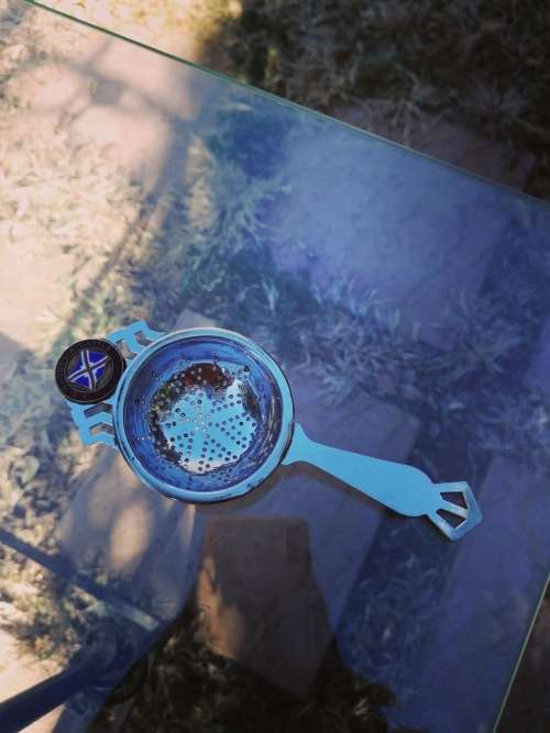 SS Rhodesia Castle Tea strainer