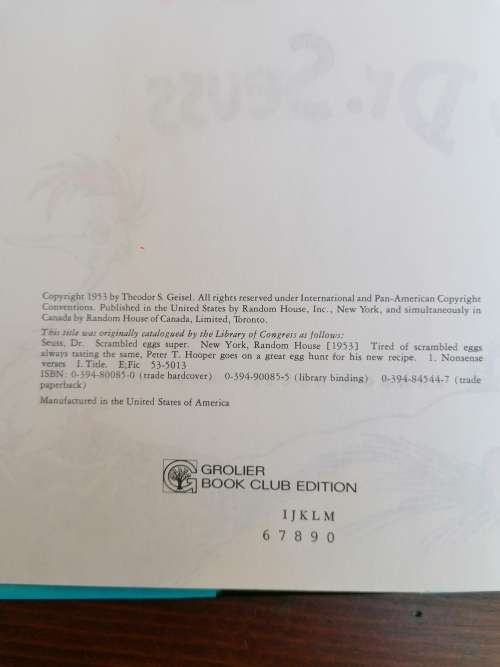 Scrambled Eggs Super by Dr. Seuss