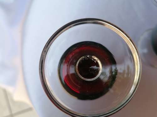 Set of 6 Wine Red French Glasses