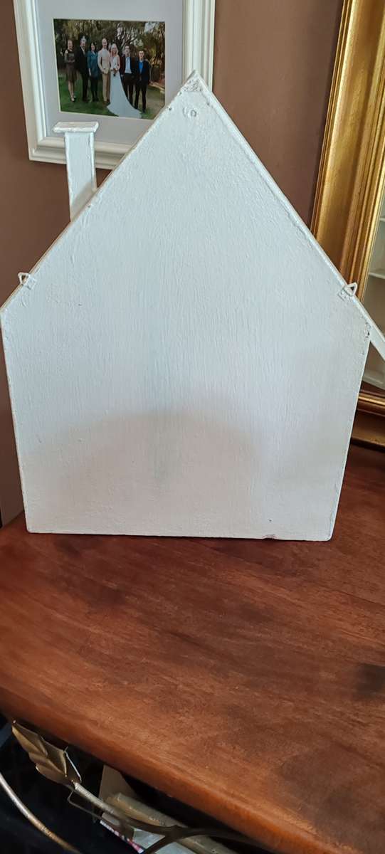 House shaped white painted Printers Tray
