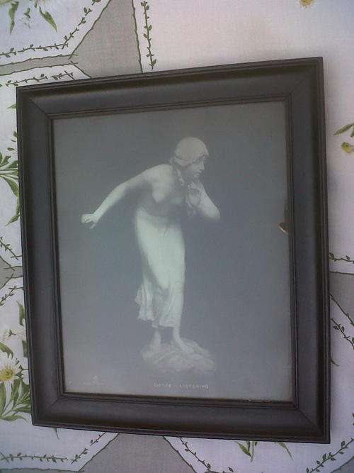 GOTZE: LISTENING   -  OLD PRINT