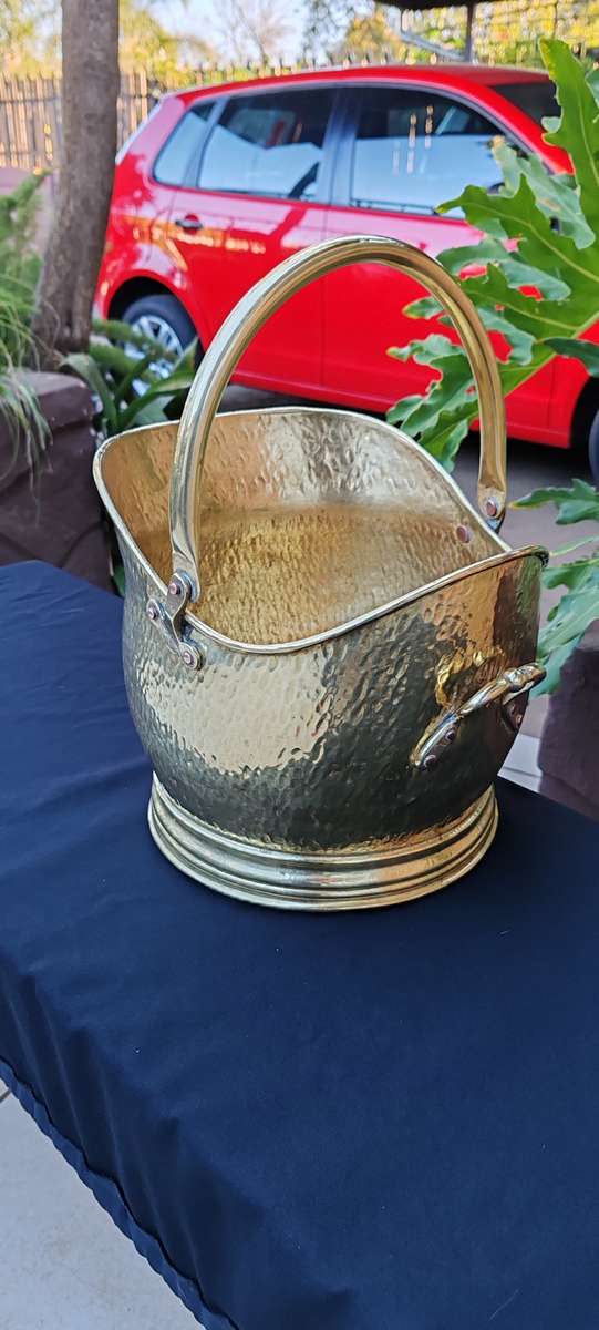 Brass Coal Bucket