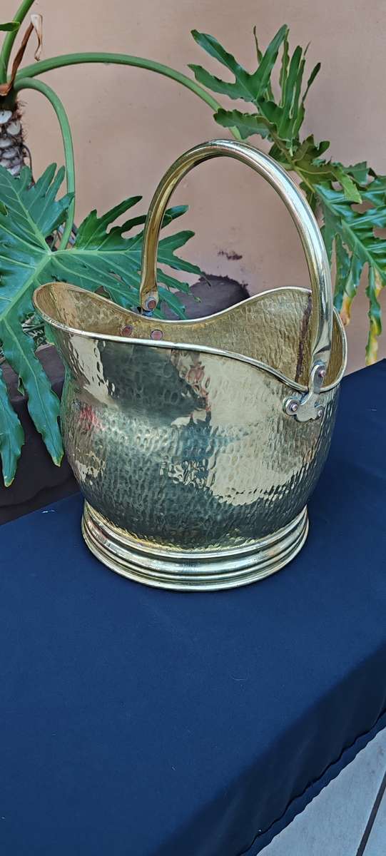 Brass Coal Bucket