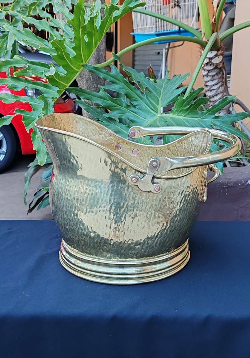 Brass Coal Bucket