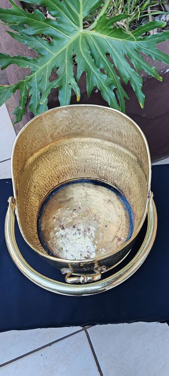 Brass Coal Bucket
