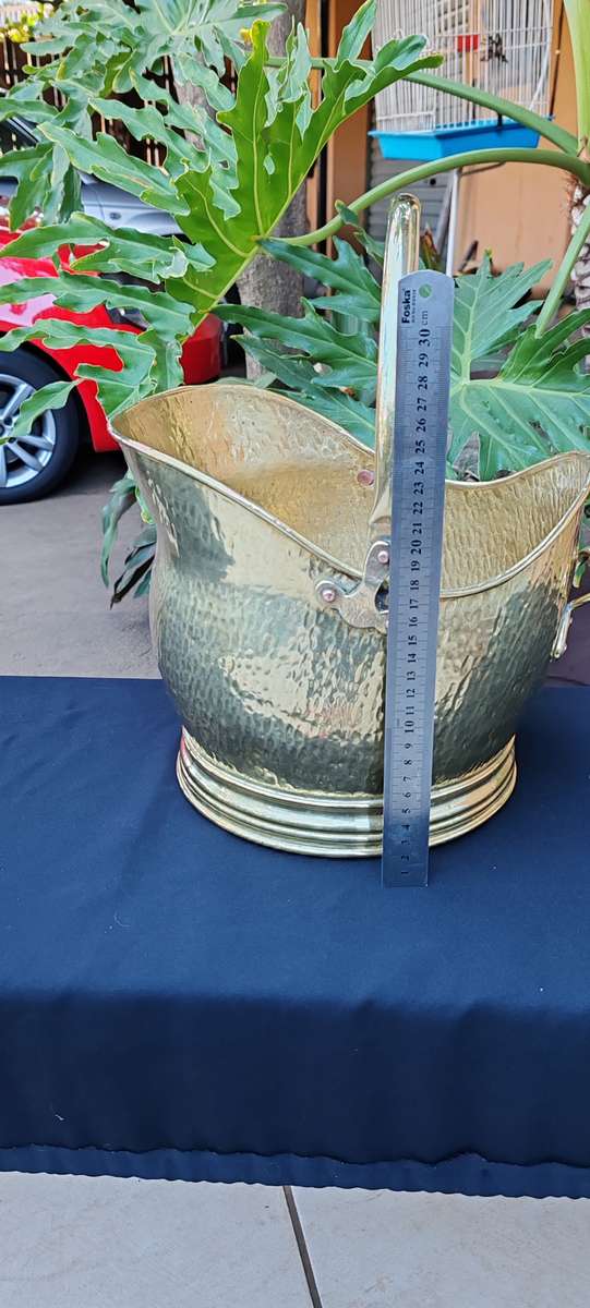 Brass Coal Bucket