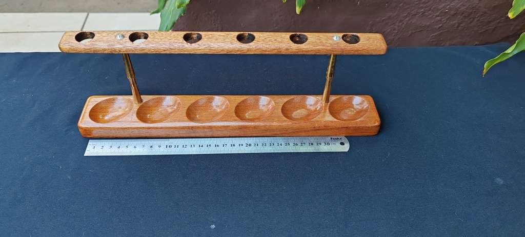 Teak wood Pipe holder