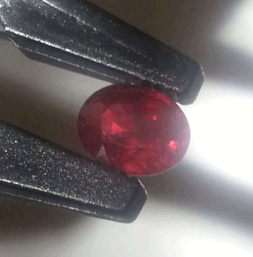 2.54 Ct Filled Natural Ruby EGL Identification Included