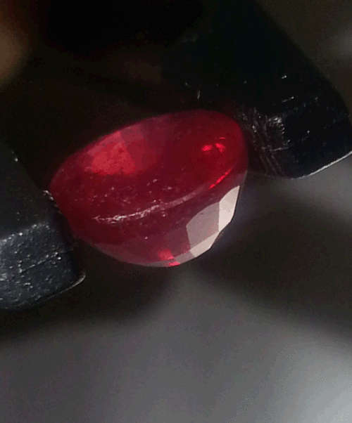 2.885 Ct Filled Natural Ruby EGL Identification Included