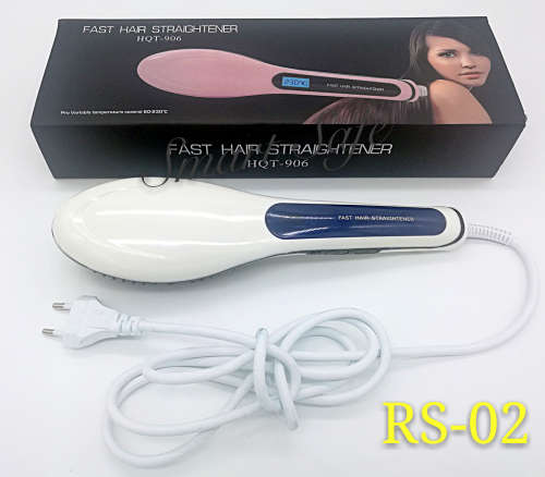 Hair Straightening Brush With Variable Temp Setting And LCD, Straightens Your Hair In Few Minutes