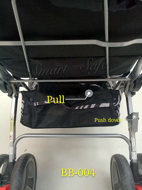 Baby Stroller Pram with 4-Position Backrest Adjustment