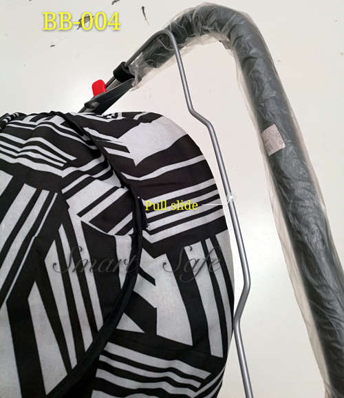 Baby Stroller Pram with 4-Position Backrest Adjustment