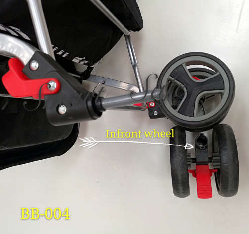 Baby Stroller Pram with 4-Position Backrest Adjustment