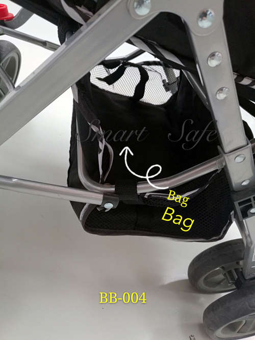 Baby Stroller Pram with 4-Position Backrest Adjustment