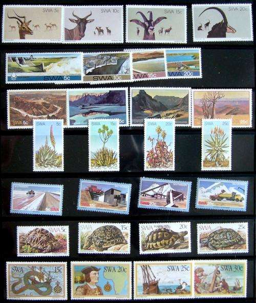 SWA:  MNH Stamp sets 1980 - 1982 - still  more  bargains!!