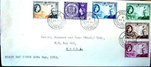 Northern Rhodesia Independence FDC  30th May 1953