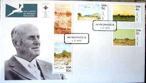 SWA:  Paintings by Adolph Jentsch FDC  1st May 1973