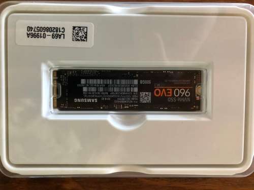 Samsung 960 Evo 500gb m.2 NVMe SSD