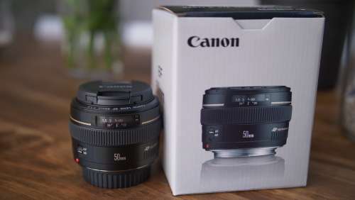 Canon 50mm f1.4 USM lens