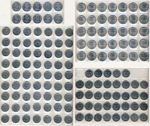 Massive MANDELA /FREEDOM/ INAUGURATION lot of 145 coins: Bid as one HUGE lot !!