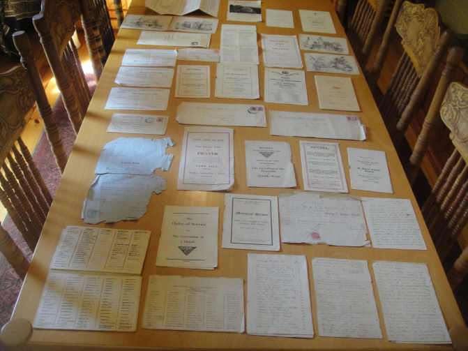 Old Documents and related items from 1828 Onwards (incl. Delville Wood, Armistice Day etc.)