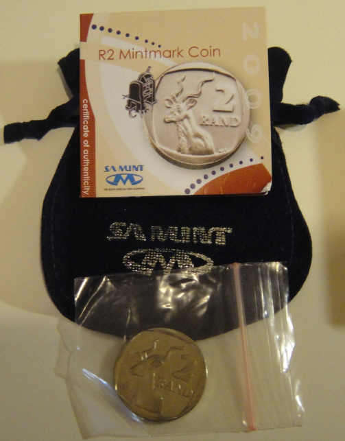 Oom Paul Mintmark R2 of 2009 with SAM Certificate of Authenticity