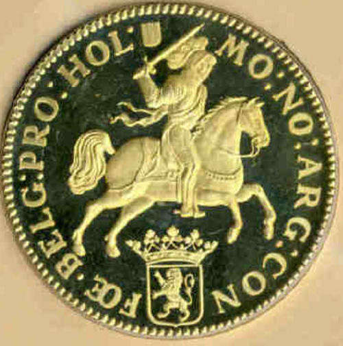 STERLING SILVER CROWN: Cape Heritage Collection : Silver Rijder of 1673