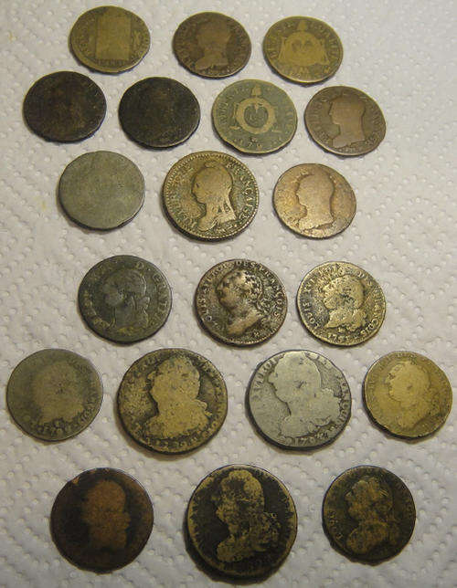 Collection of Coins from the FRENCH REVOLUTION minted during the 1790s