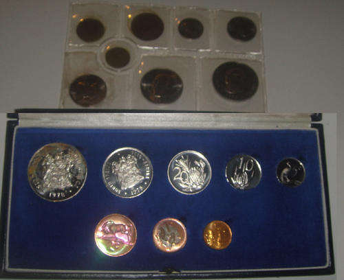 RSA: The 1978 PROOF SET and the 1979 UNCIRCULATED set with one bid