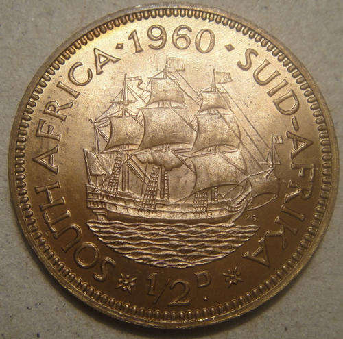 1960 Half Penny: MINT STATE (Uncirculated)