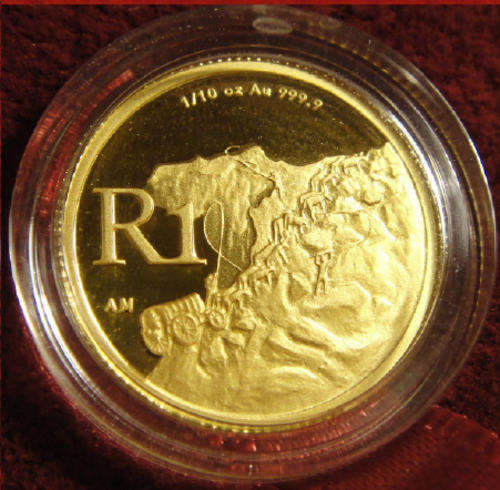 24-Ct GOLD 1/10 th Ounce R1: 2007: The Afrikaner People