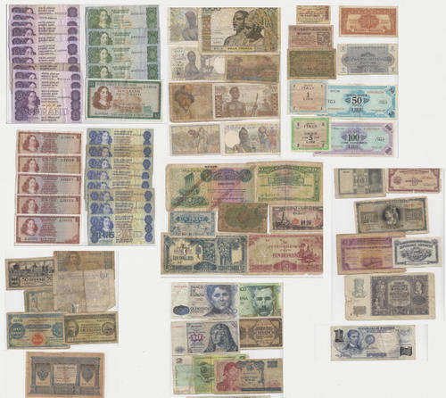 Old World & South African Bank Note Collection (Spanning over 100 years)