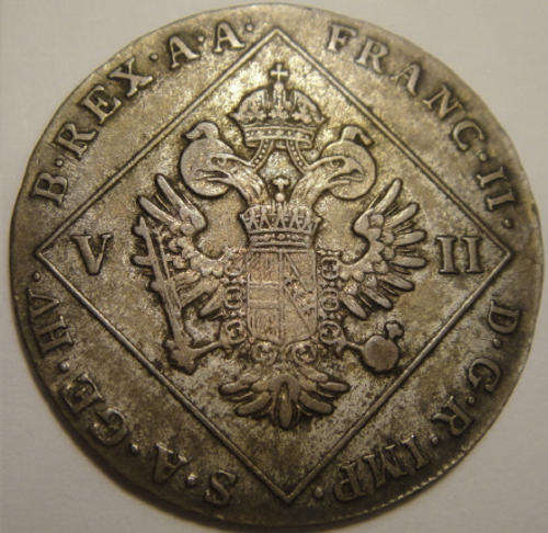 Austria : SILVER 7 Kreuzer  of 1802 (Prague Mint)