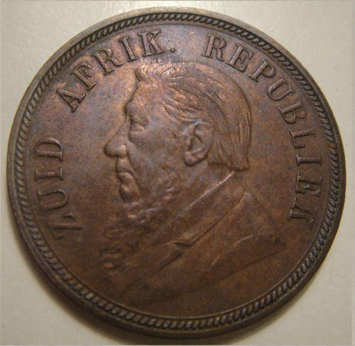 1898 Paul Kruger  Z.A.R. Penny (1d)