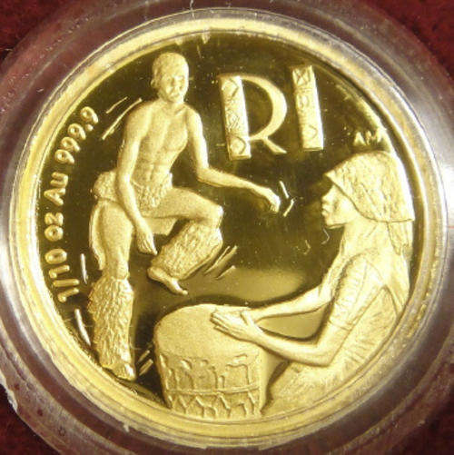 The Cultural GOLD Series : 2003 1/10 Oz R1 : The Tsonga Nation