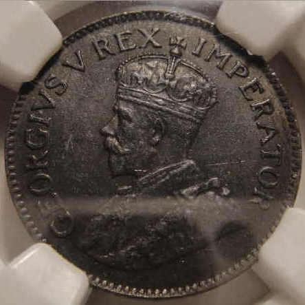 1930 SA Union Farthing (Quarter Penny) : NGC Graded MS62 BN