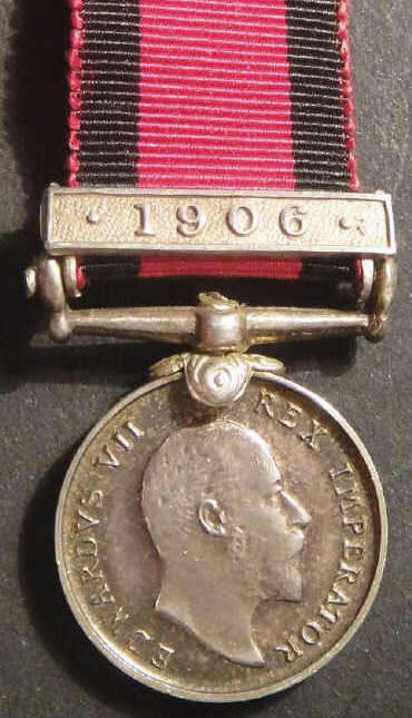 NATAL Miniature Medal with 1906 bar