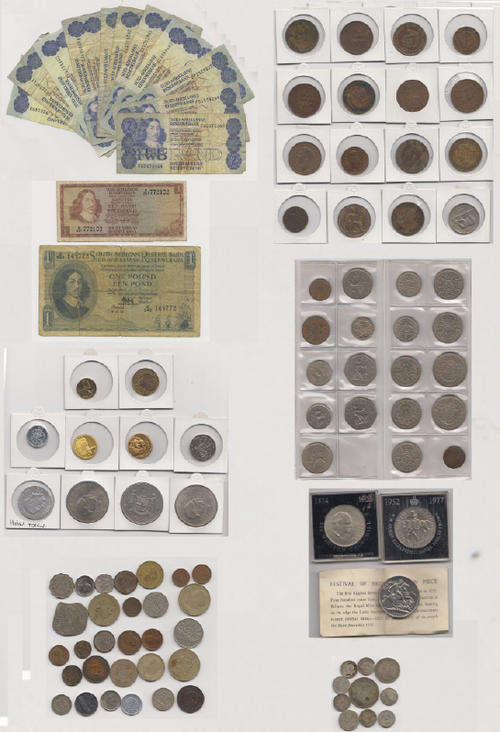 World and South African Collection of Coins, Tokens and Banknotes