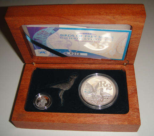 2006 Birds of Prey Series: Combination Set: Silver Crown & Tickey : The Secretary Bird