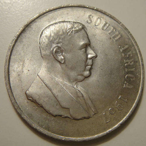 1967 Silver One Rand (English) : Bid per Coin to take Nine