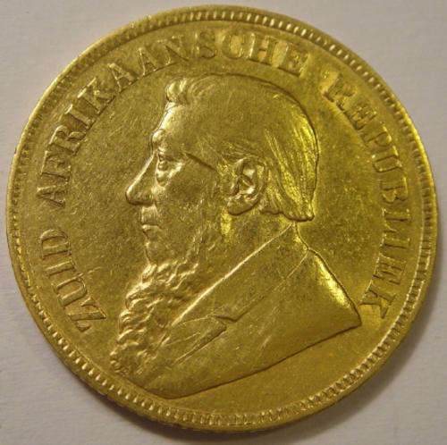 1898 GOLD Pond : Paul Kruger Z.A.R.