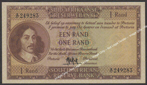 M.H. de Kock : ONE RAND (First & Only Issue) 1961 : A17 249283