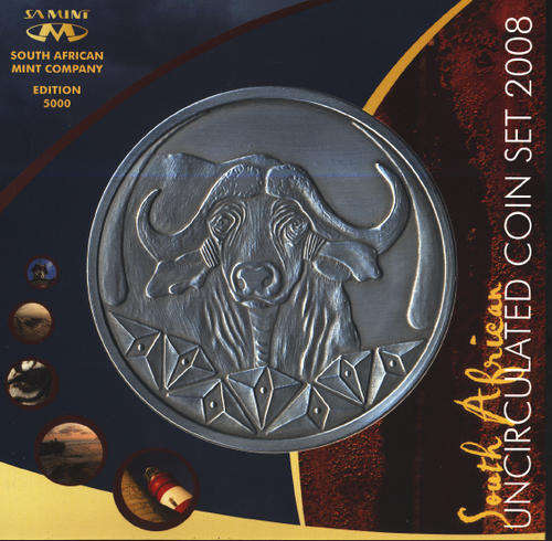 2008 Uncirculated Coin Set : Republic of South Africa