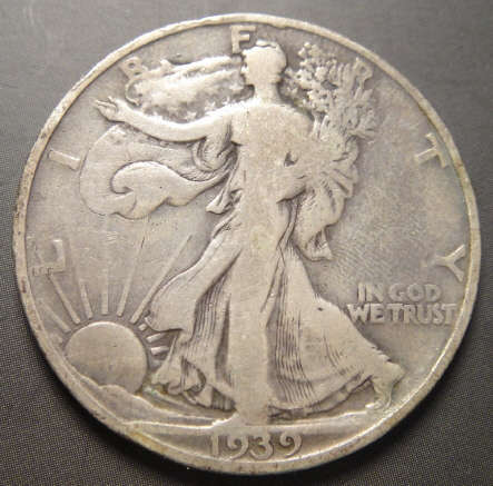 United States of America : Walking Liberty Half Dollar of 1939
