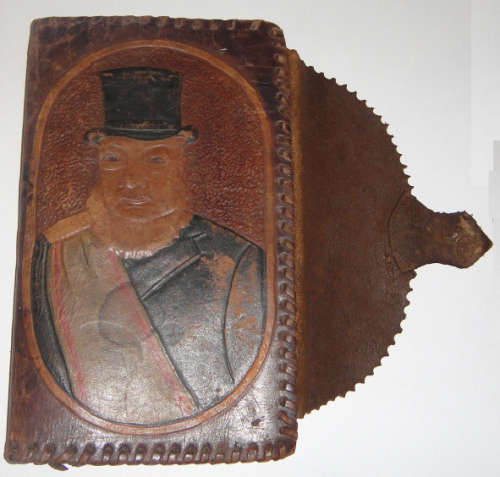 Paul Kruger Z.A.R. Hand-Made Leather Purse