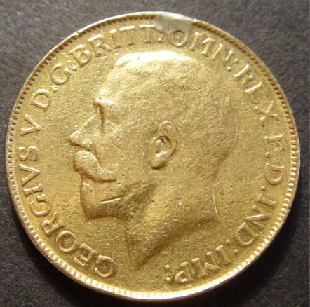 1925 GOLD Full Sovereign / One Pound (South Africa)
