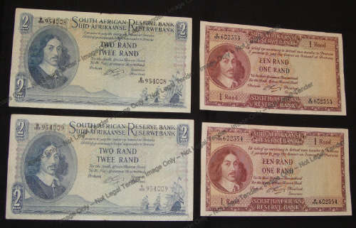 Consecutive Serial Number Pairs for the 1962 G. Rissik R1 and R2 issues