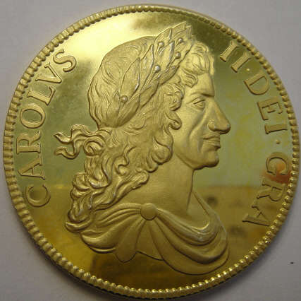 Sterling Silver Crown-sized Charles II Crown 1662